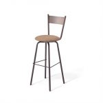 Crystal Amisco Stool with Upholstered Seat discontinued- 40487
