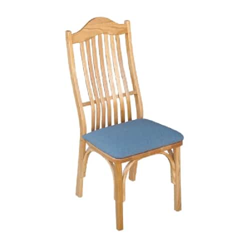 upholstered amish formal side chair