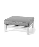 This talented table also doubles as an ottoman (just add a cushion). Just the right height for conversation and relaxation. - 33w x 33d x 10h - Hidden Fasteners