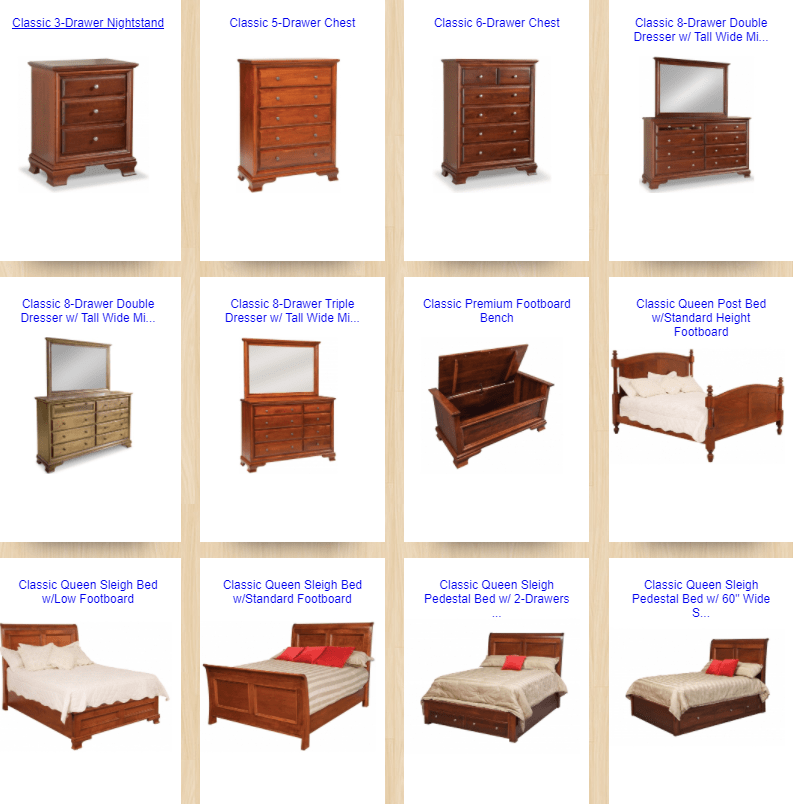 bedroom furniture in Raleigh at barstools & dinettes